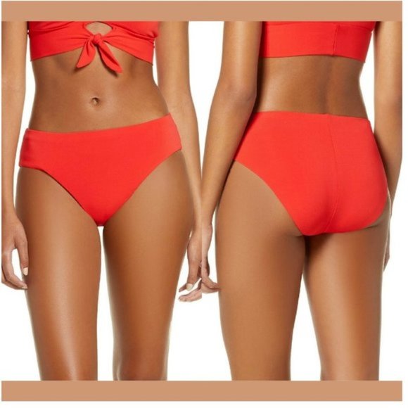 NWOT Robin Piccone Ava High Waist Bikini Bottoms - Picture 2 of 6